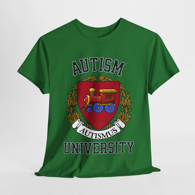 Funny Tee - Autism University Crest Design