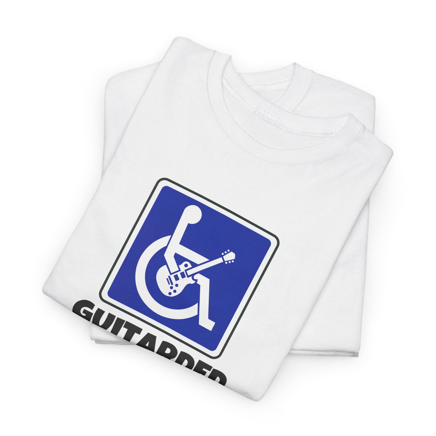 Handicap Parking Funny Acoustic Guitar Meme Shirt