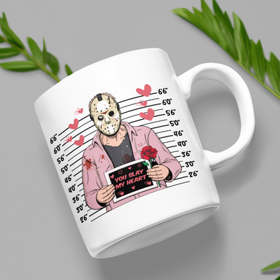 Jason YOU SLAY MY HEART Valentine's Day Shirt – Horror Love Edition