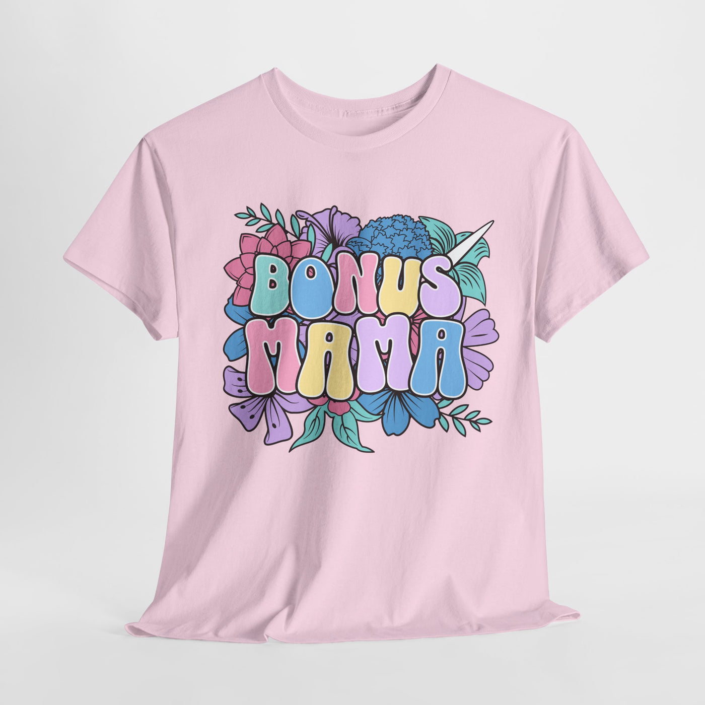 Bonus Mama Tee | Floral Design for Gift Giving