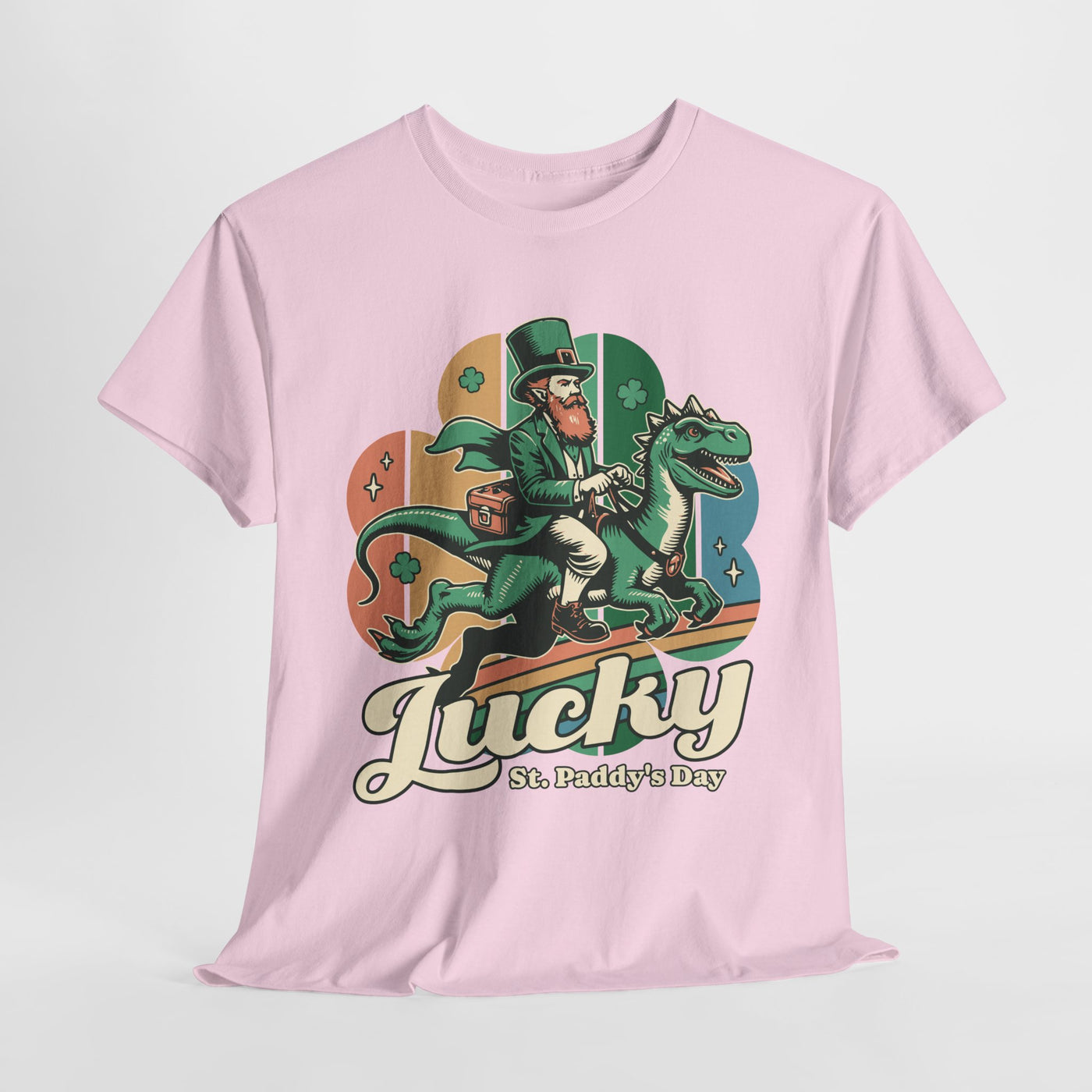 St. Patrick's Day Lucky Dinosaur Tee - Funny Shirt