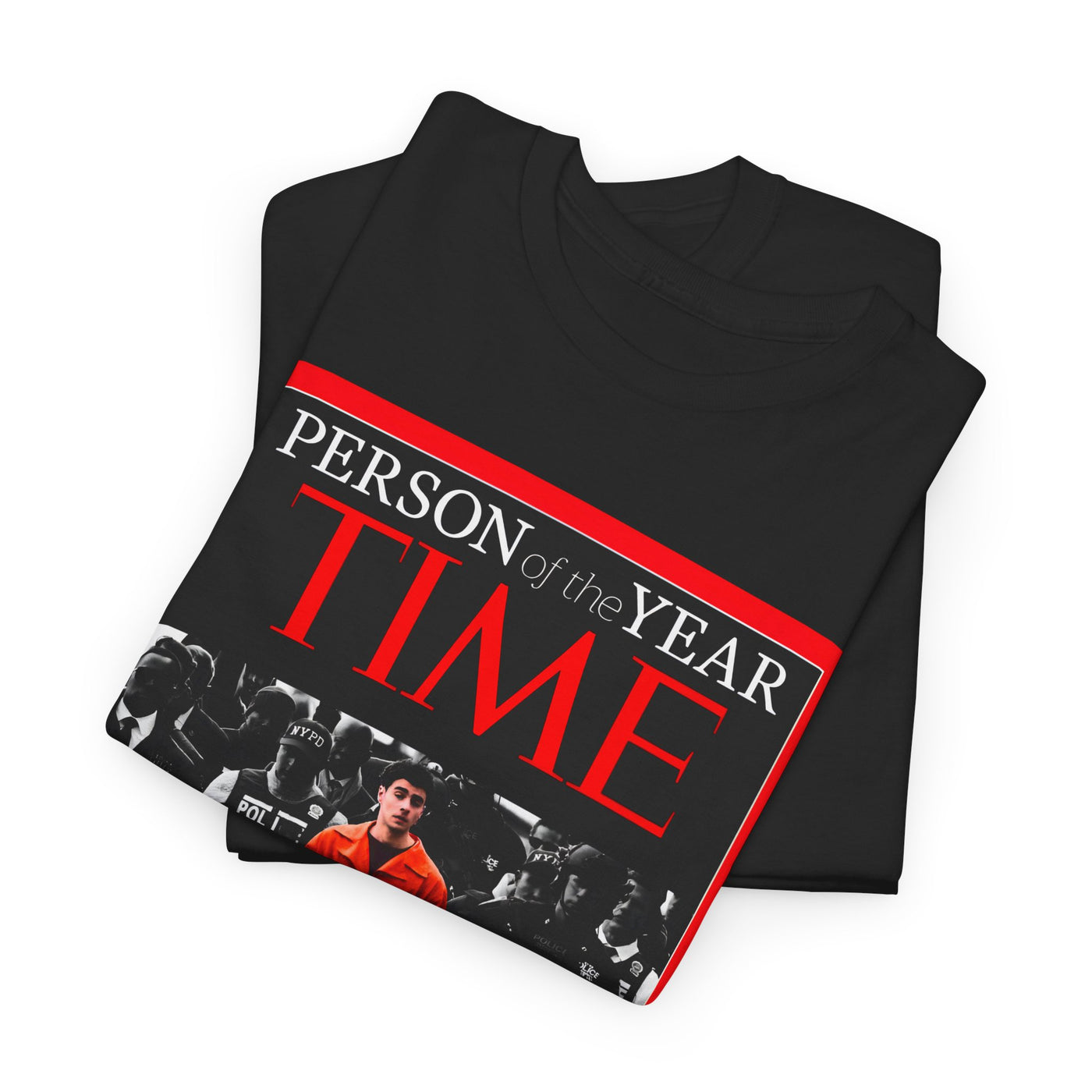 TIME Person Of The Year L. Mangione - Funny Tee ( Front)