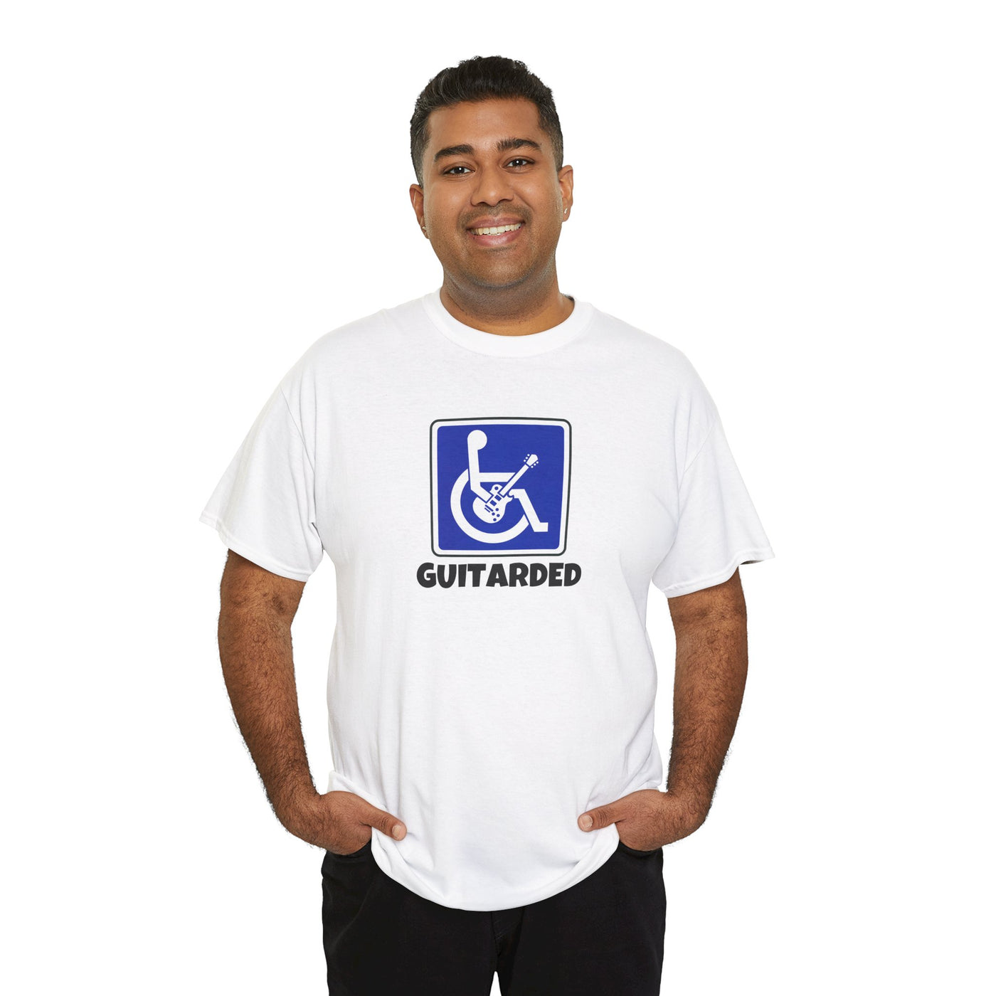 Handicap Parking Funny Acoustic Guitar Meme Shirt