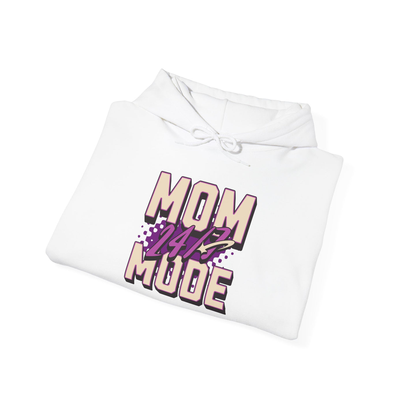 Mom Mode Hooded Sweatshirt | Comfy Casual Wear for Moms