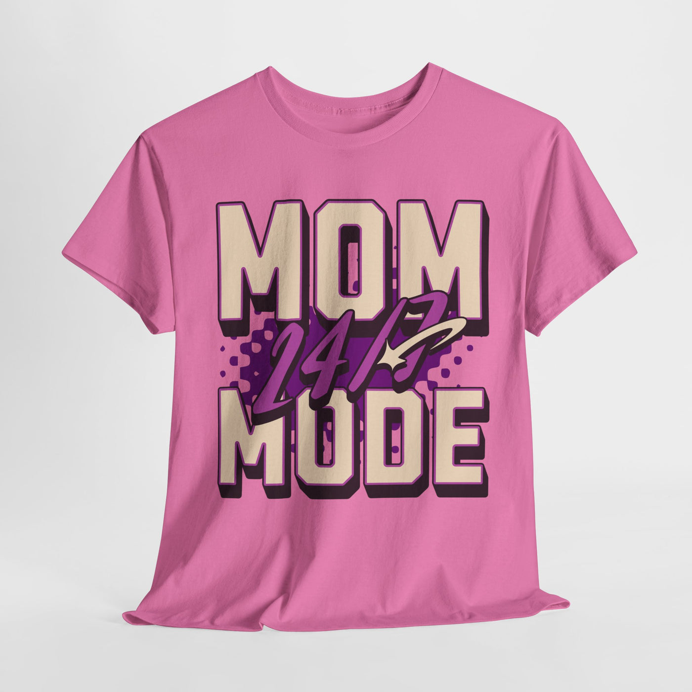 Mom 24/7 Mode Unisex Heavy Cotton Tee - Perfect Gift for Mothers