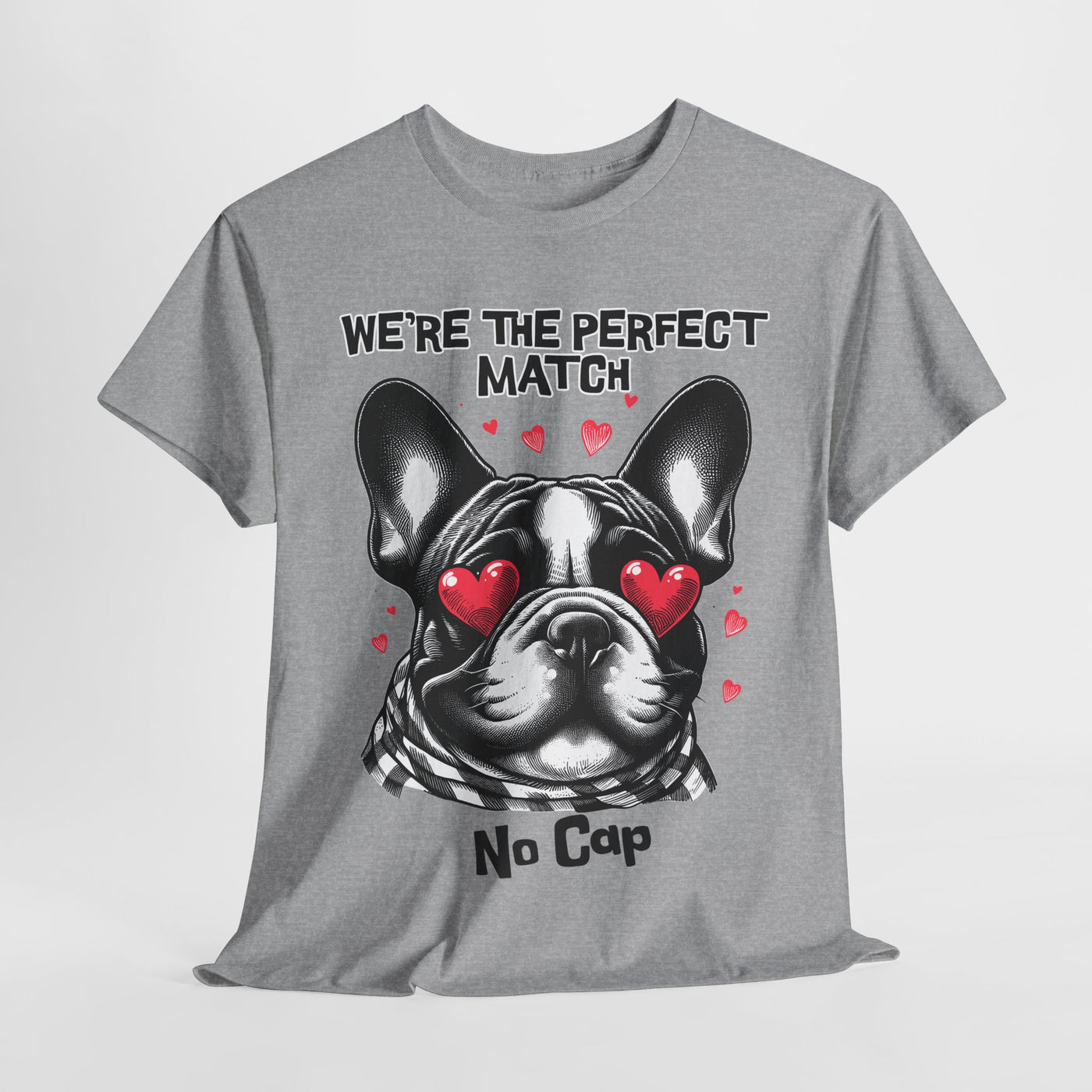 Perfect Match Unisex Tee with French Bulldog Design