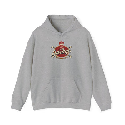 Dad's Garage Hooded Sweatshirt - Perfect Gift for Father's Day