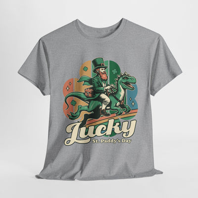 St. Patrick's Day Lucky Dinosaur Tee - Funny Shirt