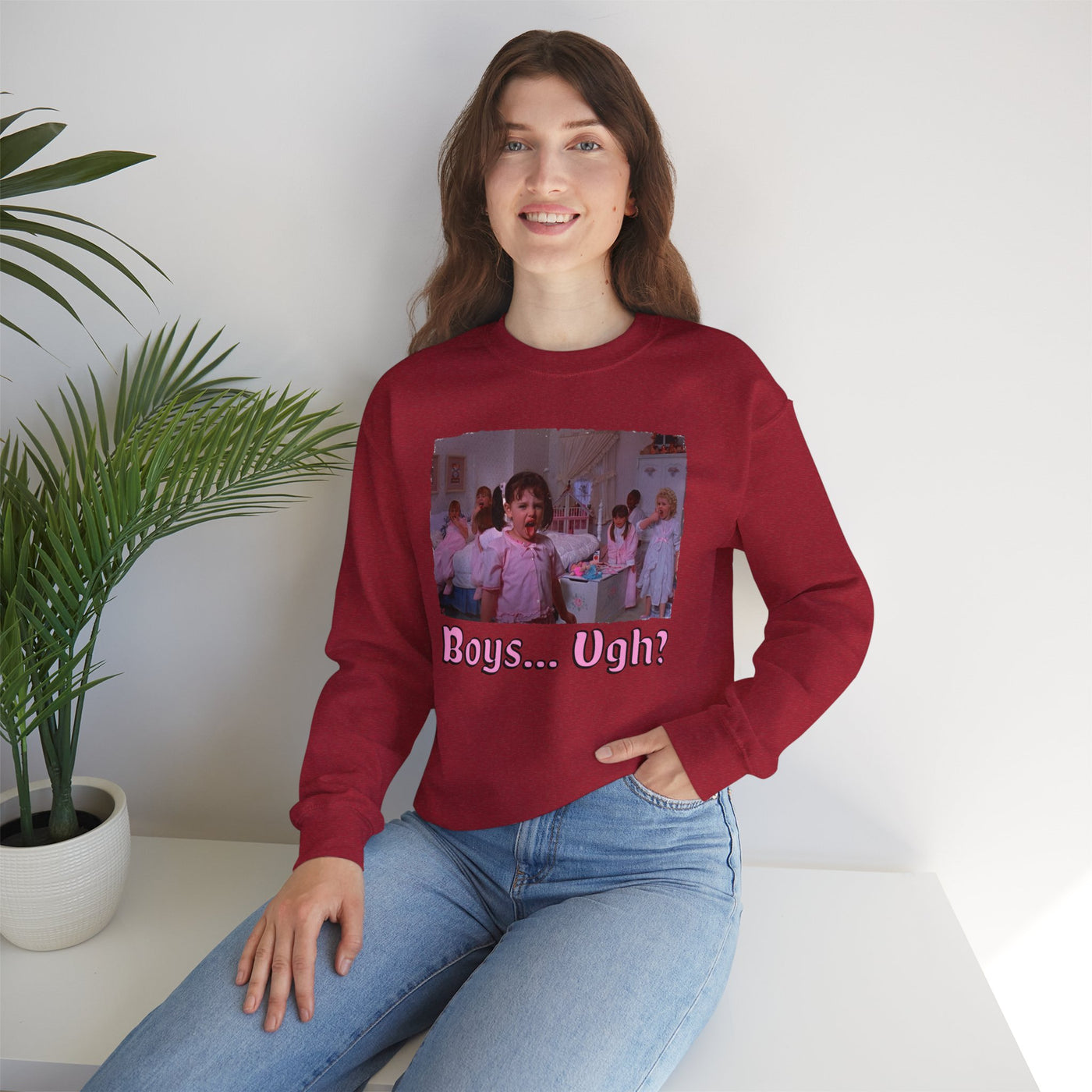 Boys... Ugh! Funny Sweatshirt for valentine