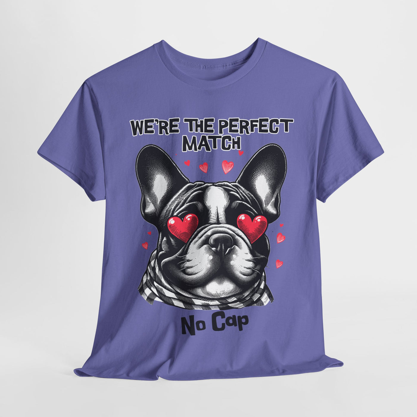 Perfect Match Unisex Tee with French Bulldog Design