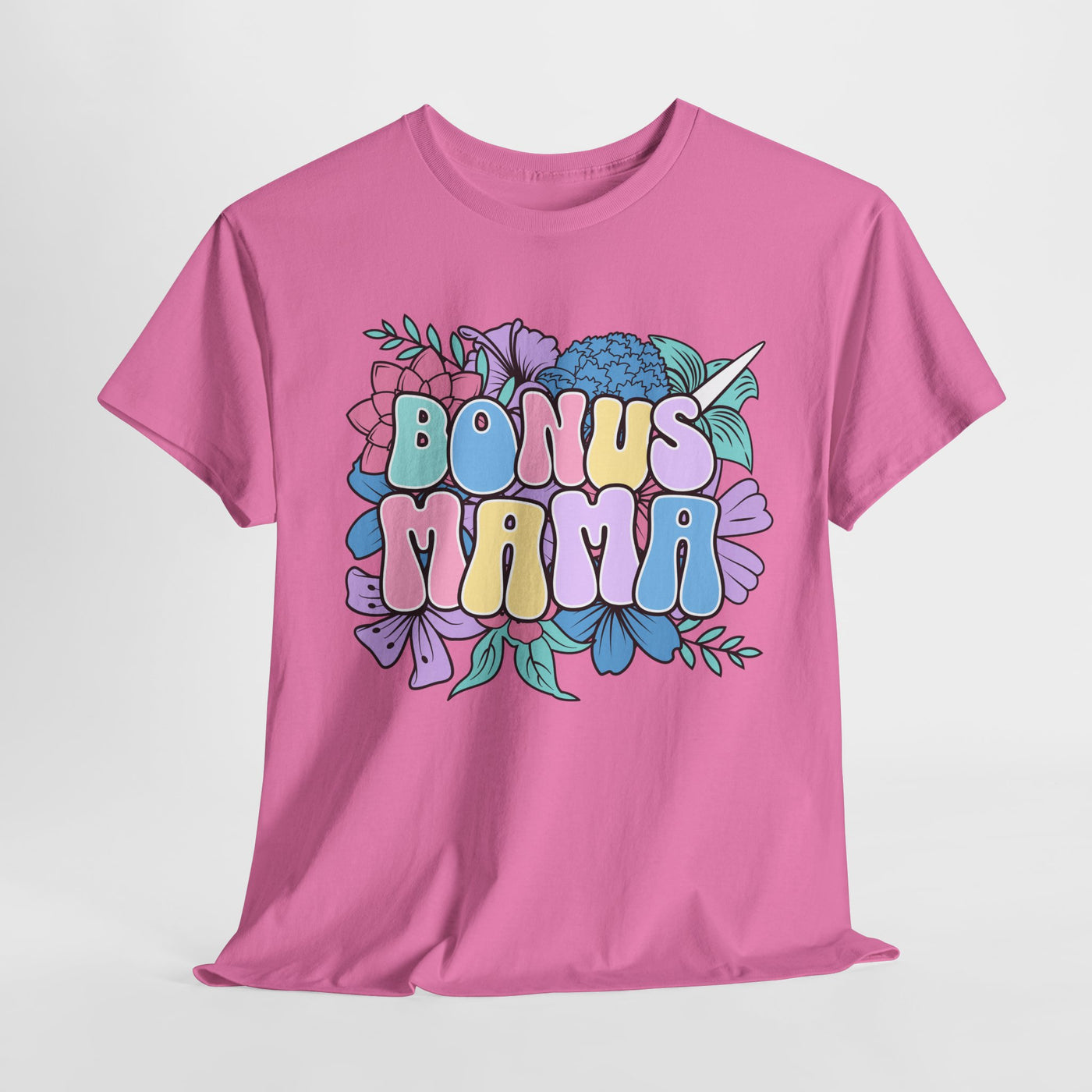 Bonus Mama Tee | Floral Design for Gift Giving