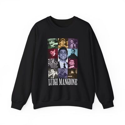 Unisex Crewneck Sweatshirt - Nostalgic Mangione Collage