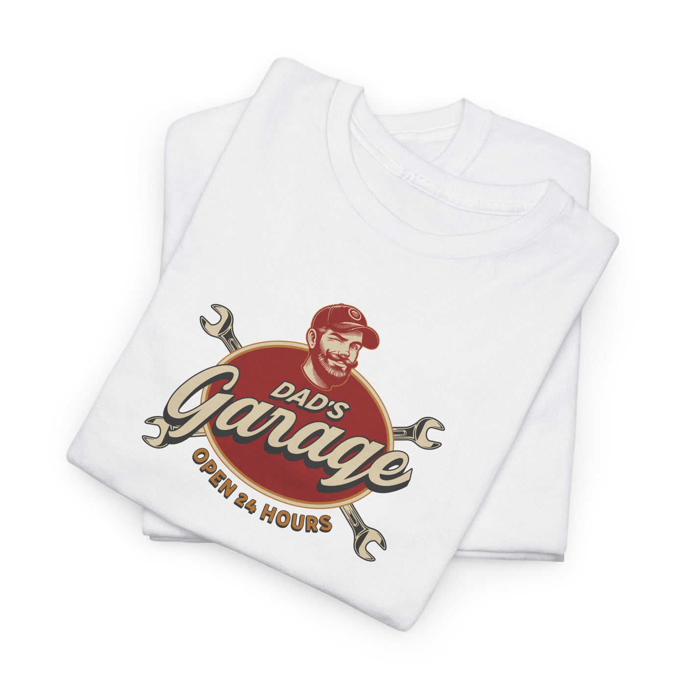 Dad's Garage Tee - Perfect Gift for Fathers Day and Garage Lovers