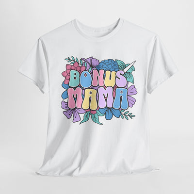 Bonus Mama Tee | Floral Design for Gift Giving