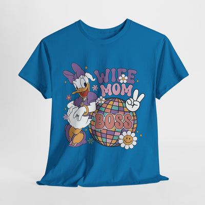 Wife Mom Boss Graphic Tee - mother's day Shirt