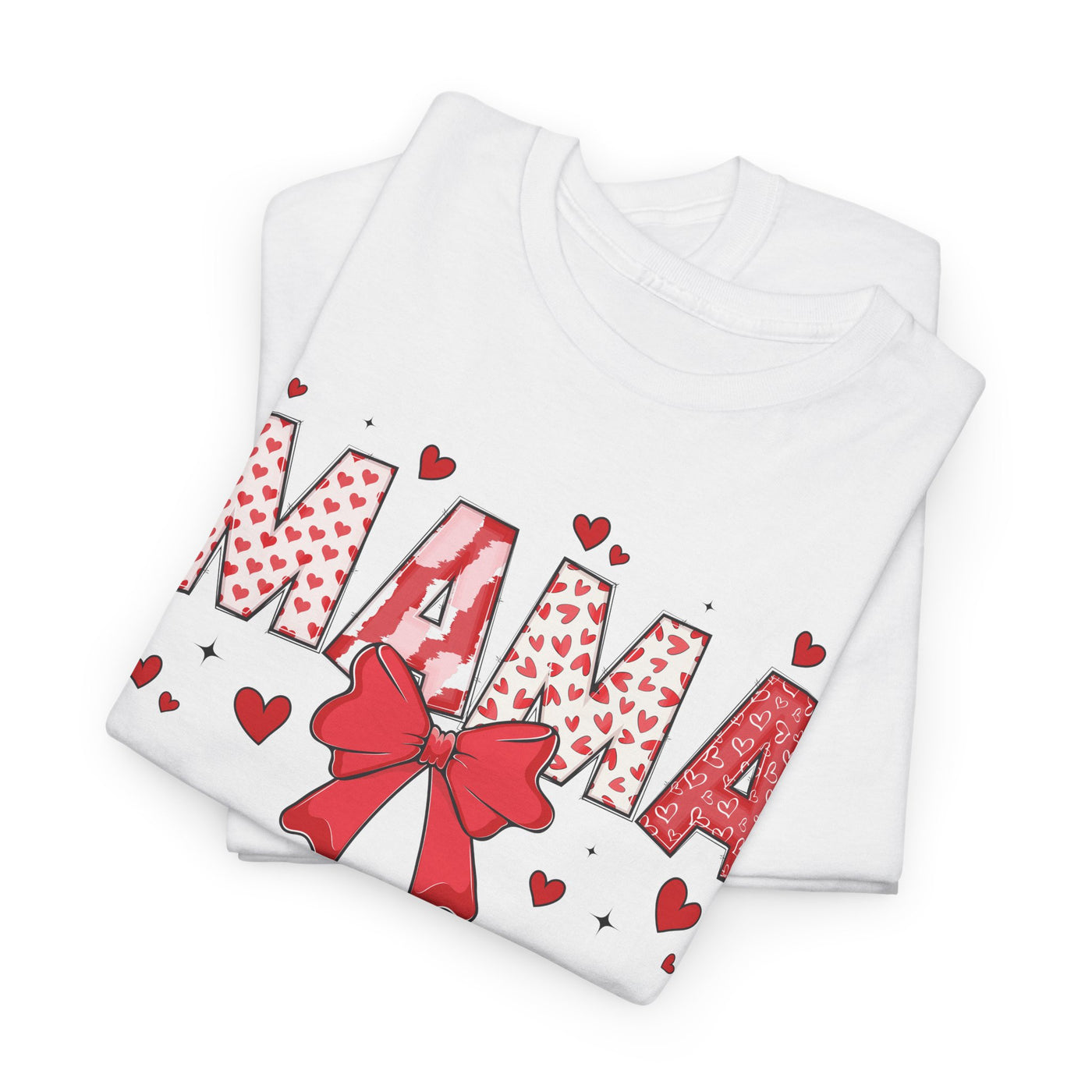 Valentine's Day Mama Tee - Cute Love Design for Mothers