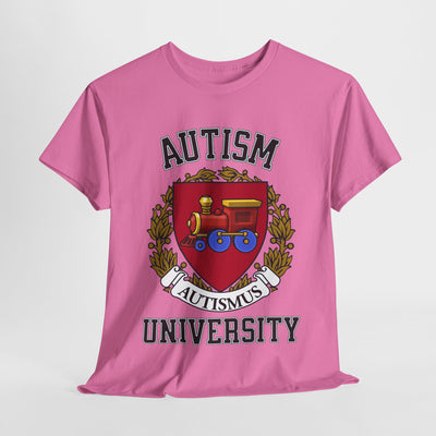 Funny Tee - Autism University Crest Design