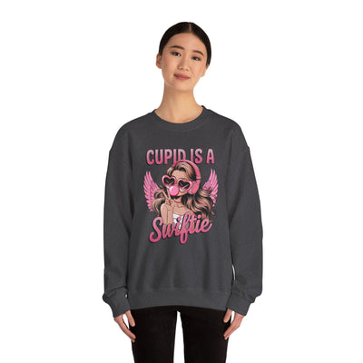 Cupid Is A Swiftie  Sweatshirt - Cute Valentine's Day Gift