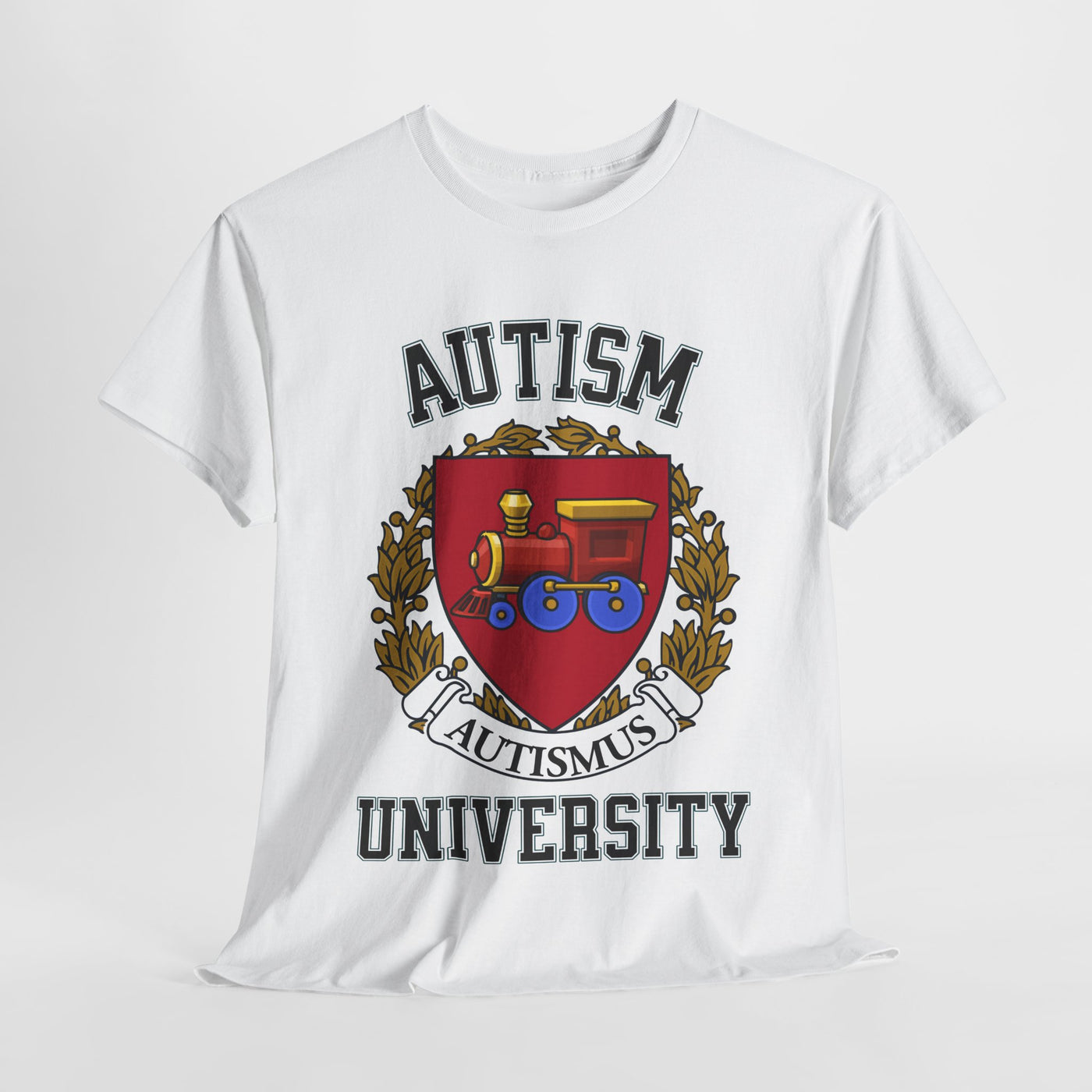 Funny Tee - Autism University Crest Design