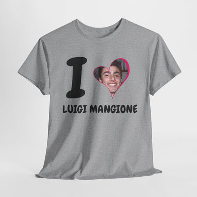 I Heart L. Mangione  Tee - Fun Casual T-Shirt for Fans