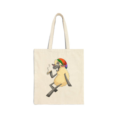 Whimsical Sheep Graphic  Tote Bag - Carryall for Artists and Animal Lovers