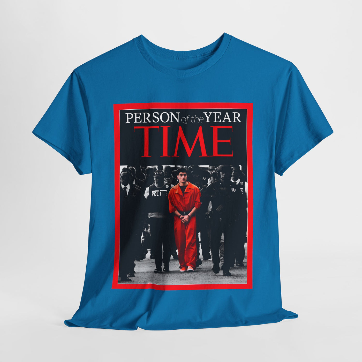 TIME Person Of The Year L. Mangione - Funny Tee ( Front)