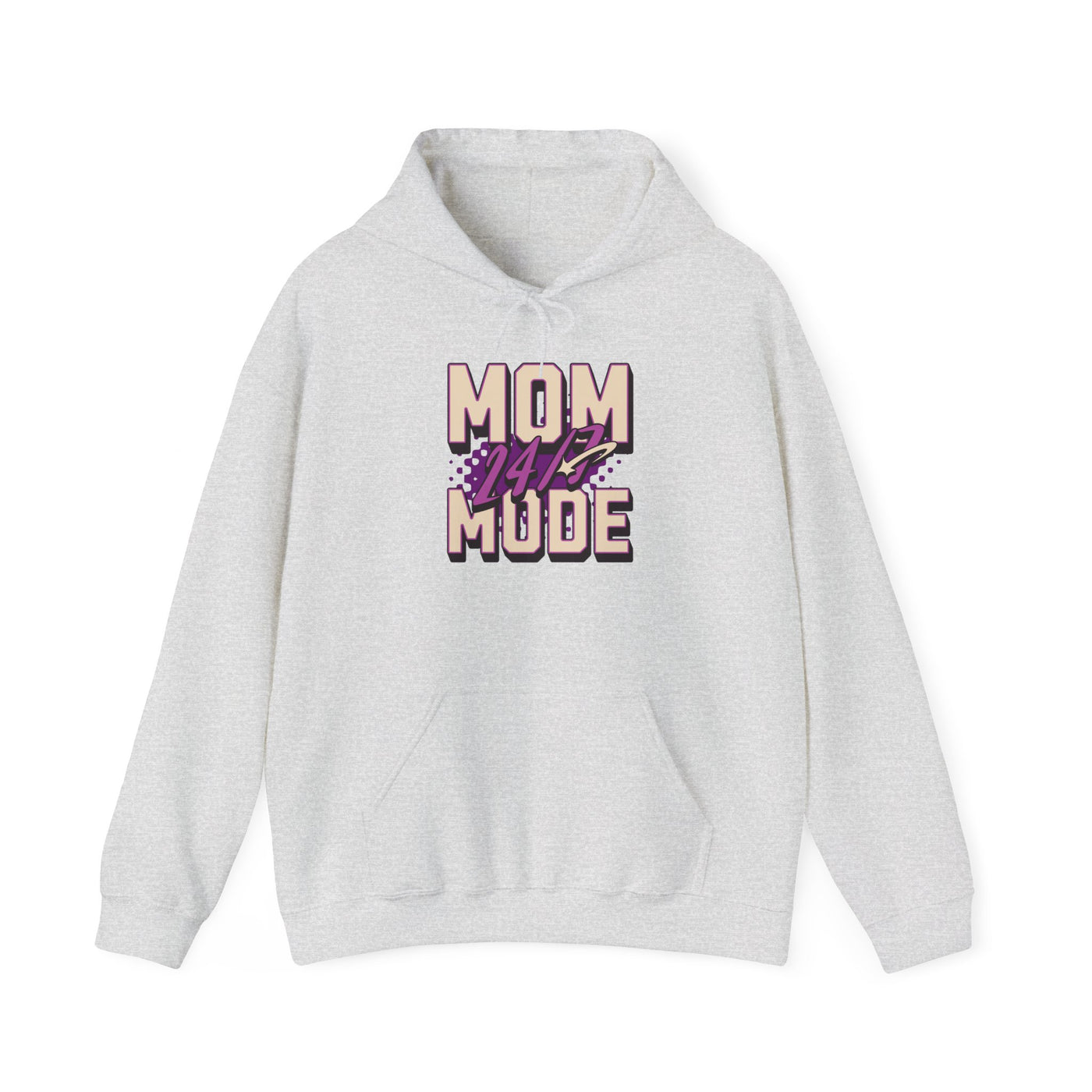 Mom Mode Hooded Sweatshirt | Comfy Casual Wear for Moms