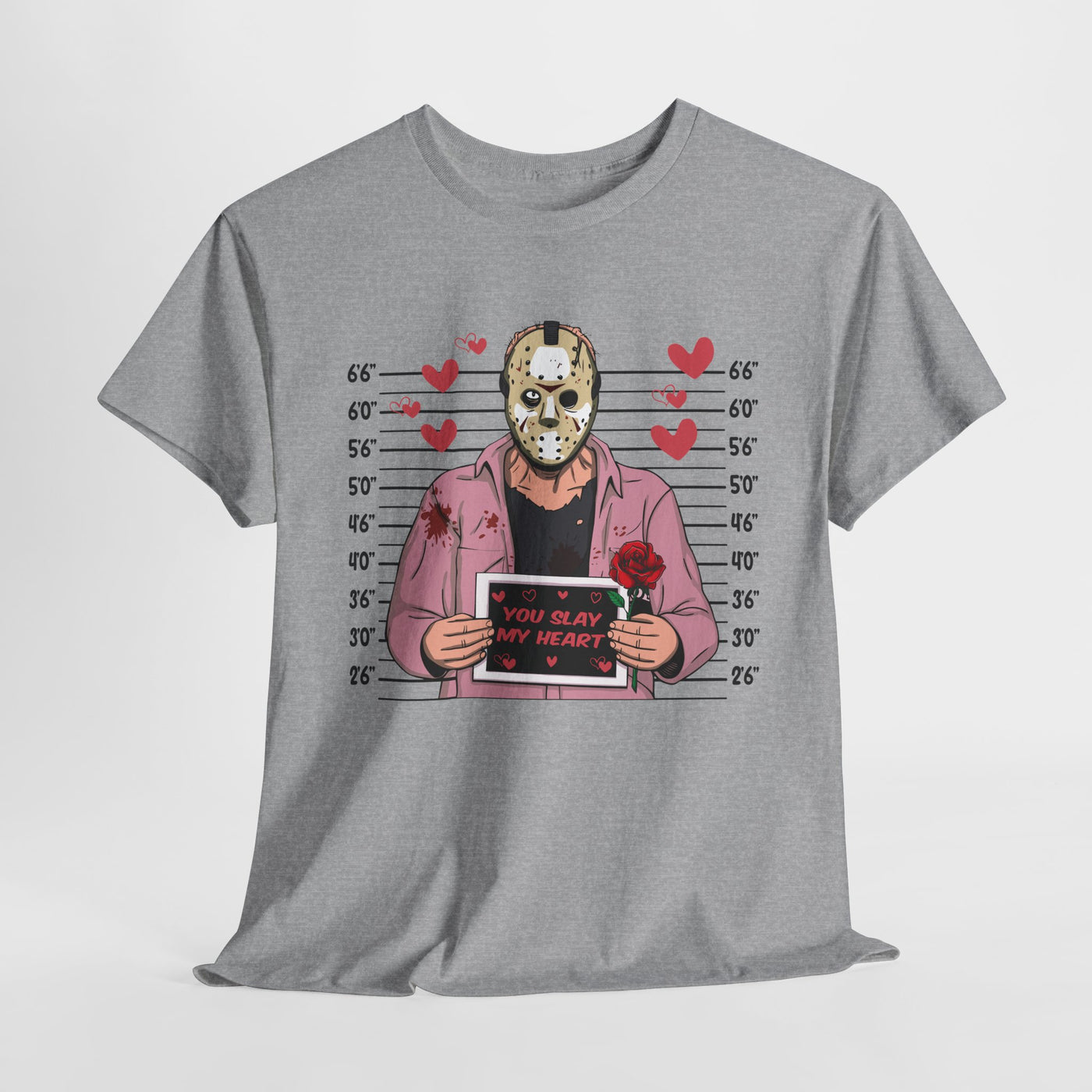 Jason YOU SLAY MY HEART Valentine's Day Shirt – Horror Love Edition