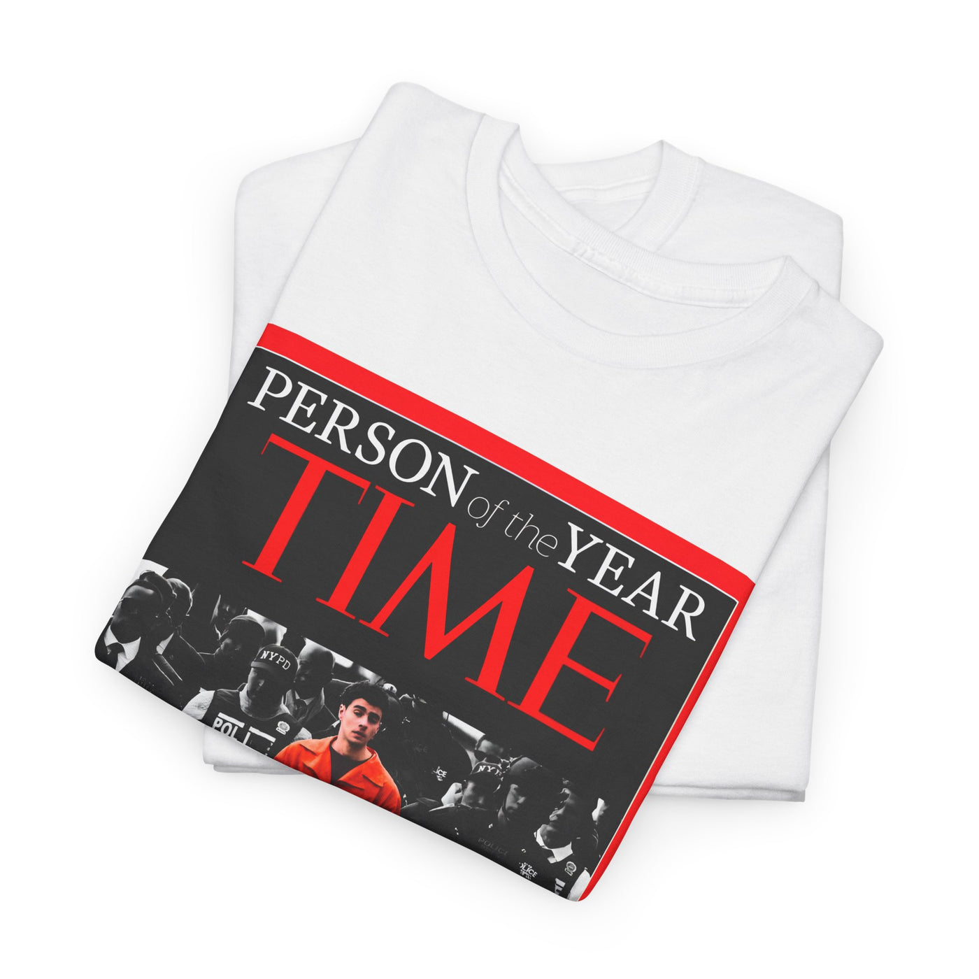 TIME Person Of The Year L. Mangione - Funny Tee ( Front)