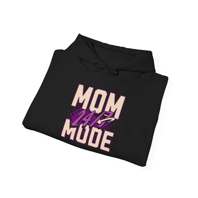 Mom Mode Hooded Sweatshirt | Comfy Casual Wear for Moms