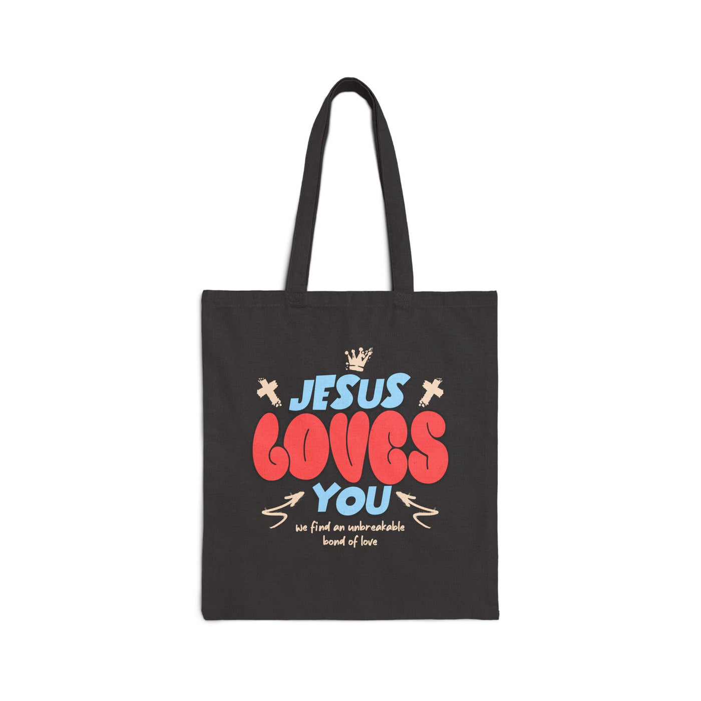 Jesus Loves You Tote Bag – Inspirational Christian Gift