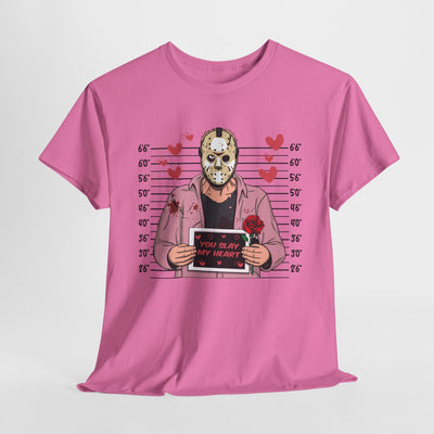 Jason YOU SLAY MY HEART Valentine's Day Shirt – Horror Love Edition