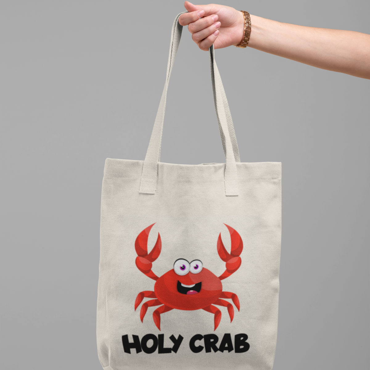 Holy Crab Tote Bag – Fun & Quirky Shopper